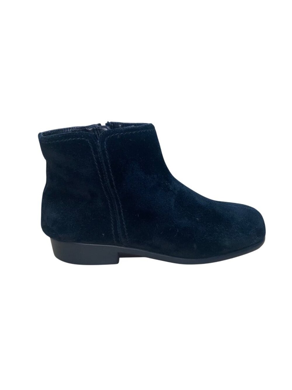 Aerosoles Women’s Black Suede Side Zipper Double Trouble Ankle Boots Size 7.5M
